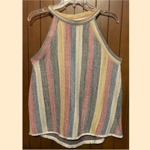 Women's Sleeveless Halter Top Anthropologie W5 Tank Top Tunic USA Size M